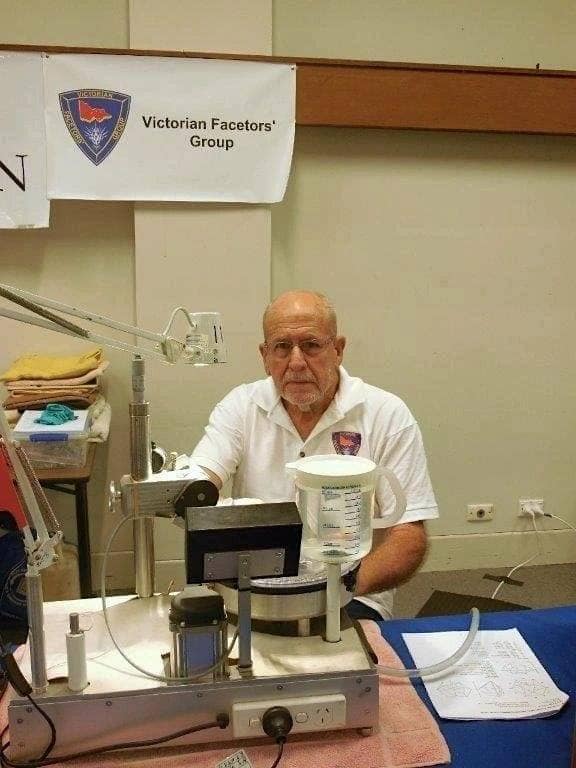 Faceting Demonstration at Vic Gemkhana 2016 - Geelong, Victoria(2)