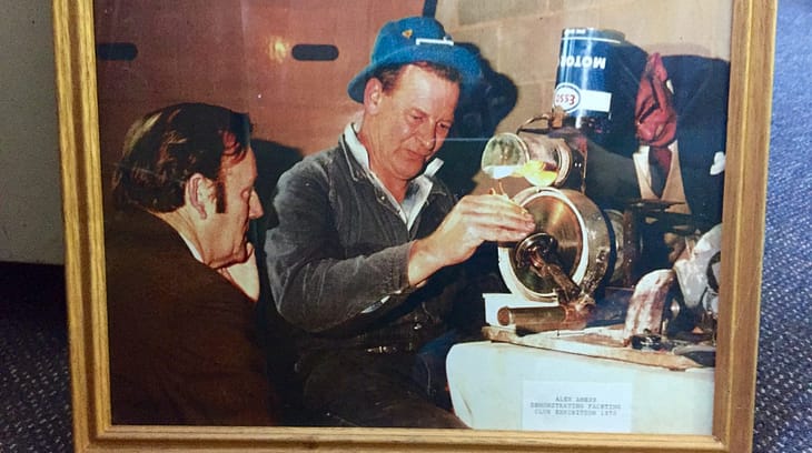 The late Alex Amess 1971